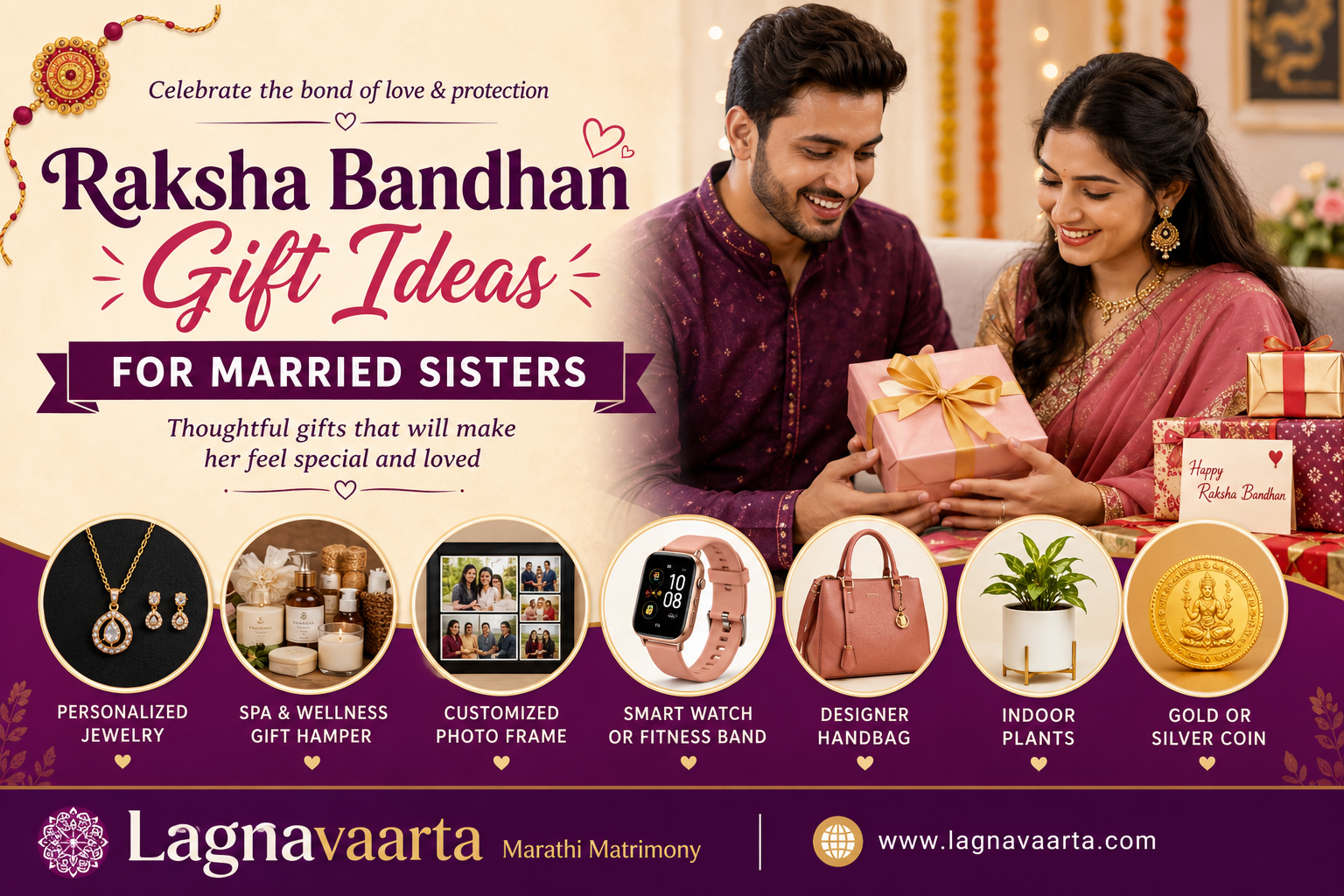 Raksha Bandhan Gift Ideas for Married Sisters (2026) – Thoughtful Gifts She'll Truly Love