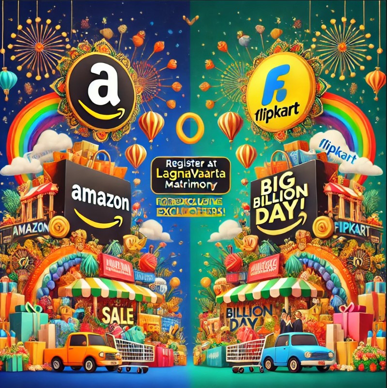 Flipkart Big Billion Day vs. Amazon Great Indian Sale: Unbeatable Offers and a Chance to Find Your Perfect Match!