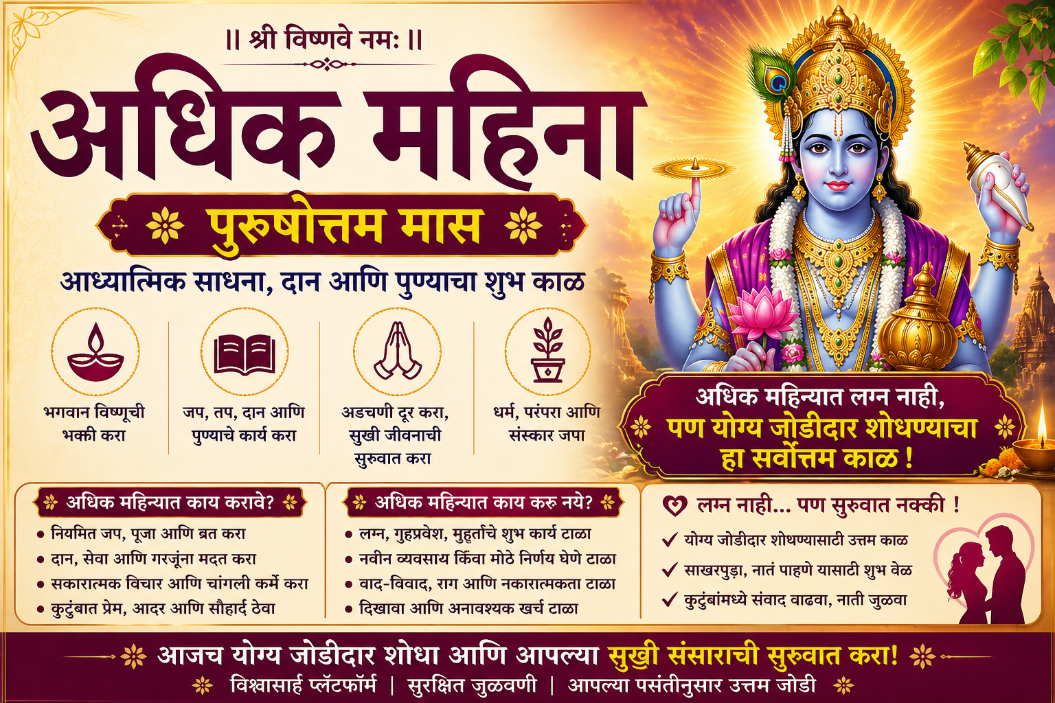 Adhik Mahina 2026 in Maharashtra: Significance, Rituals & Marriage Rules Explained